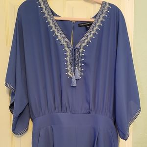 White Houae Black Market Kimono Sleeve Romper